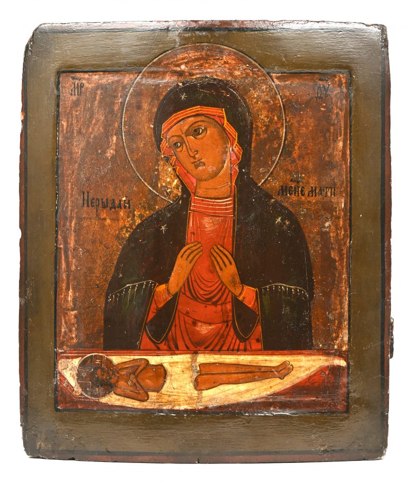 “Moder Gods”. Een Russisch icoon. XIXe eeuw.
