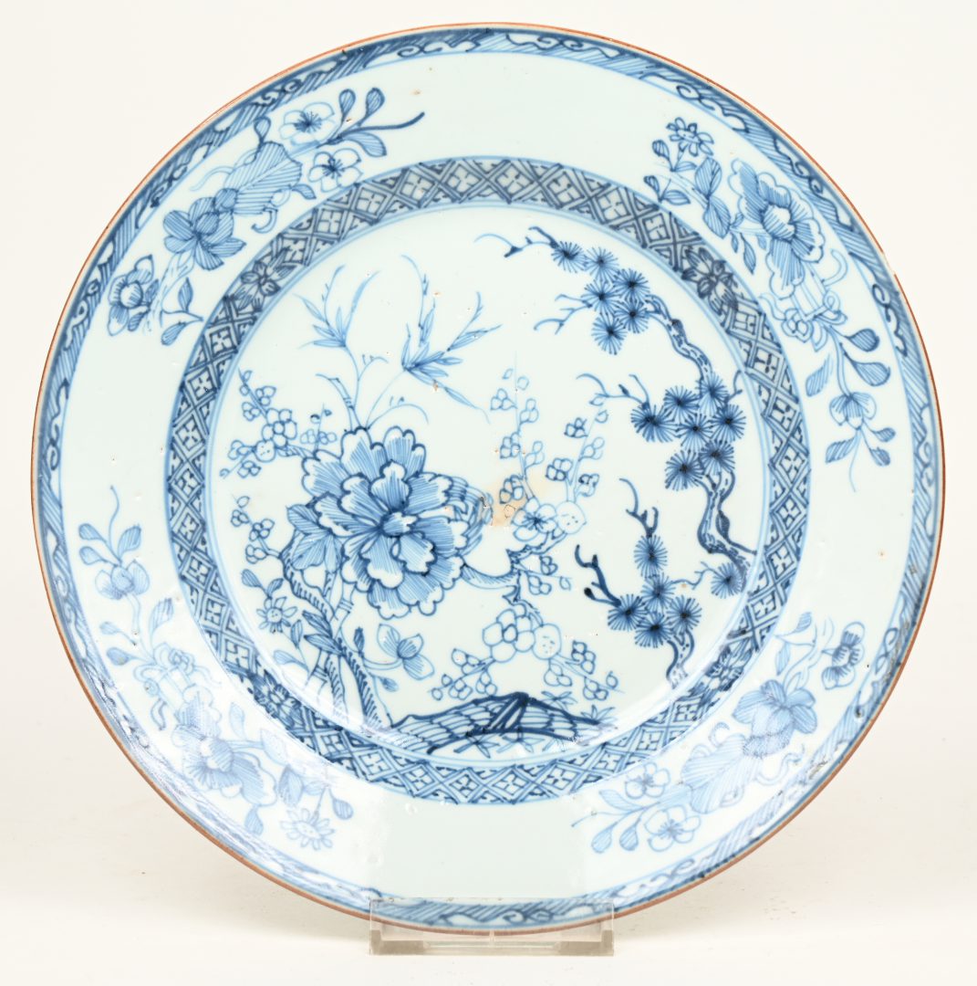 Bordje Van Chinees Blauw En Wit Porselein XIXde Eeuw Jordaens N V 