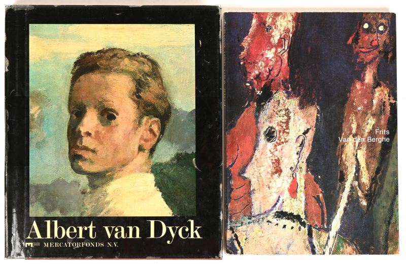 Twee kunstboeken:- “Albert Van Dyck”. Ed. Mercatorfonds- “Frits Van den Berghe”. Ed. Gemeentekrediet.