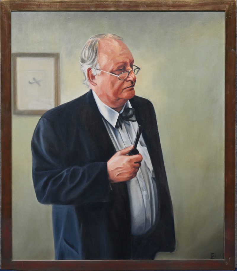 “Portret van Pierre Klees als voorzitter van de Société royale belge des ingénieurs et des industriels”. Olieverf op doek. Gesigneerd en gedateerd 2000.