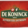 Een lot van drie geëmailleerd metalen reclameborden van De Konicnk.