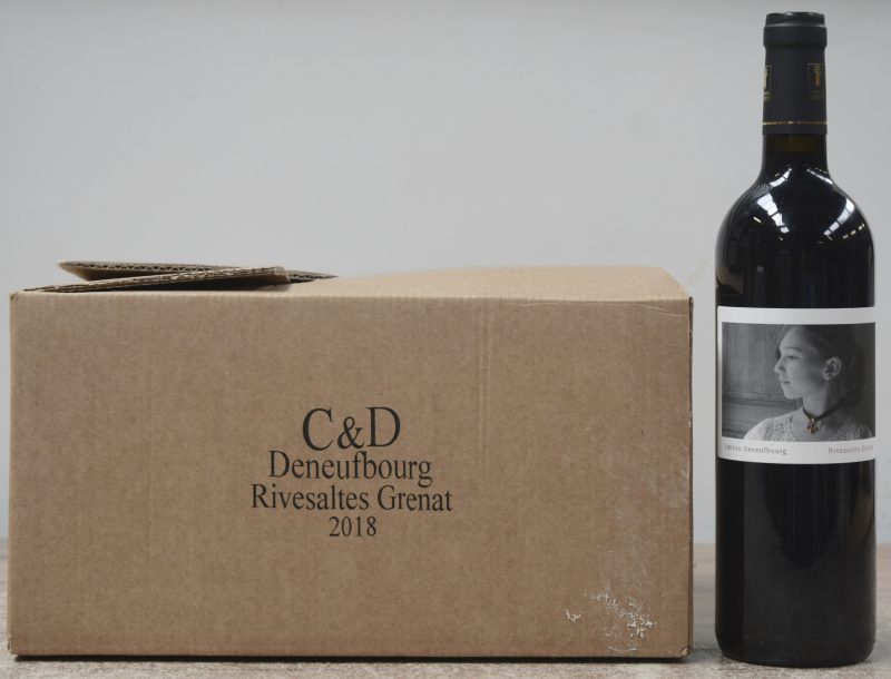 Laëtitia Deneufbourg A.C. Rivesaltes Grenat Vin doux naturel 18%  M.D. O.D. 2018  aantal: 6 Bt.
