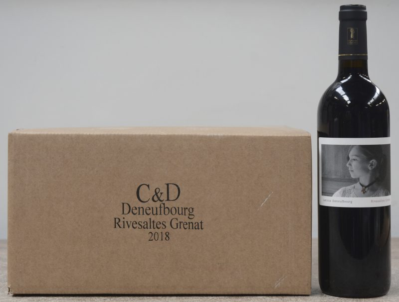 Laëtitia Deneufbourg A.C. Rivesaltes Grenat Vin doux naturel 18%  M.D. O.D. 2018  aantal: 6 Bt.