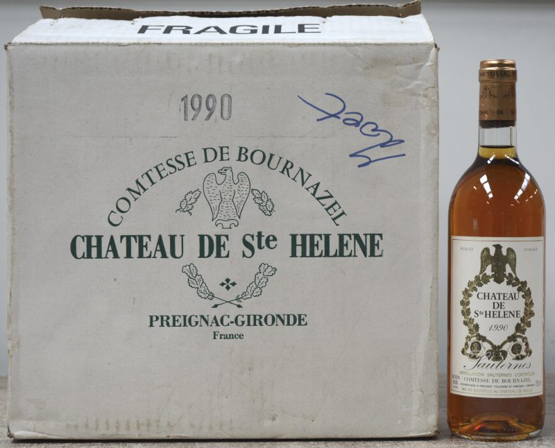 Ch. de Ste. Helene A.C. Sauternes   M.C. O.D. 1990  aantal: 5 Bt.