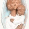 “Moeder en Kind”, beeld geglazuurd keramiek,, gesign “Paul Sersté”