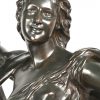 “Femme à la rose”, in gepatineerd brons gesculpteerd beeld, gesign “Henri Levasseur”