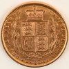 Een 22 karaats geelgouden muntstuk. “Victoria Dei Gratia 1870”.