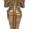 “Hanuman”. Een massief bronzen beeldje van de god met de apenkop.