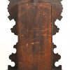 Een Art Deco houten klok, gemerkt Ansonia company New York.