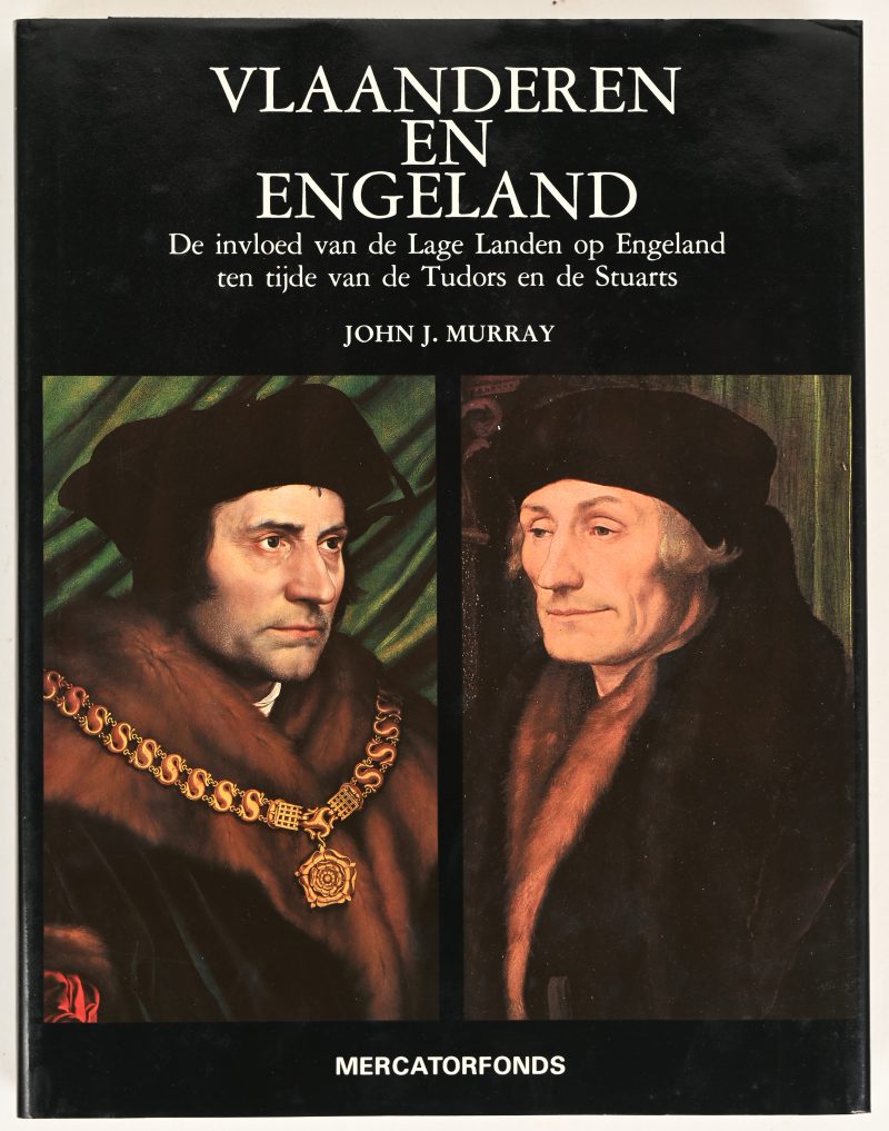 Een boek met thema geschiedenis, titel Vlaanderen en Engeland.