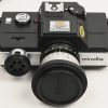 Een camera type Minolta 110 zoom SLR camera, werkt met een 110 cartridge. Met bijhorende tas.
