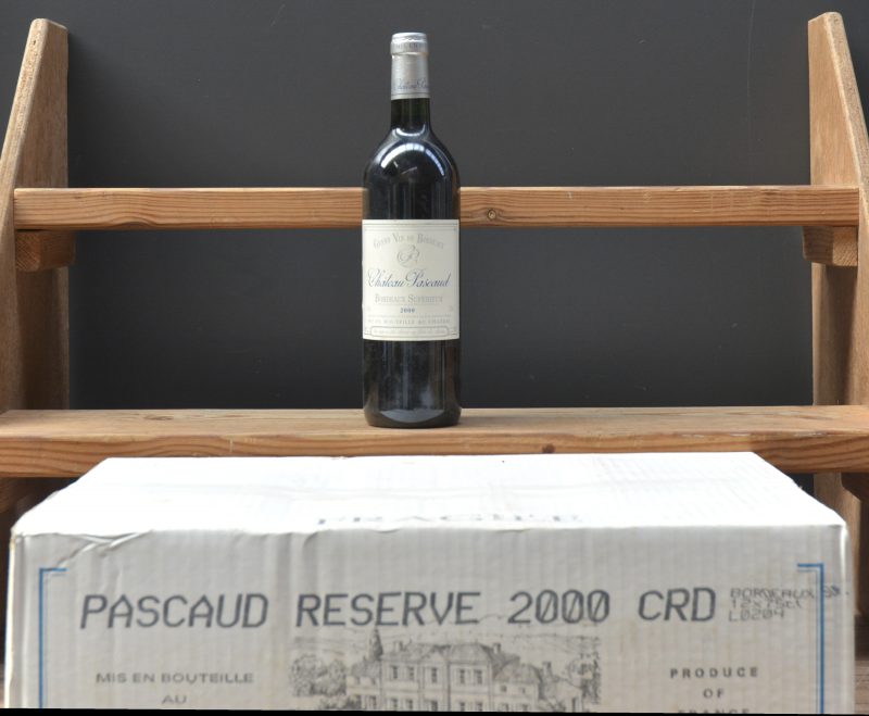 Ch. Pascaud Réserve A.C. Bordeaux Supérieur   M.C. O.D. 2000  aantal: 12 bt