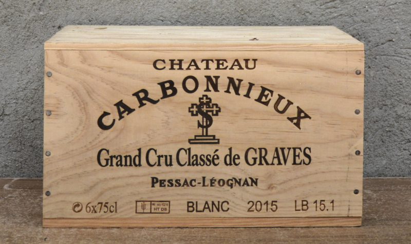 Ch. Carbonnieux A.C. Pessac-Léognan Grand cru classé  M.C. O.K. 2015  aantal: 6 bt