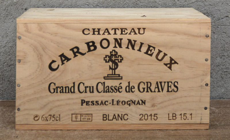 Ch. Carbonnieux A.C. Pessac-Léognan Grand cru classé  M.C. O.K. 2015  aantal: 6 bt