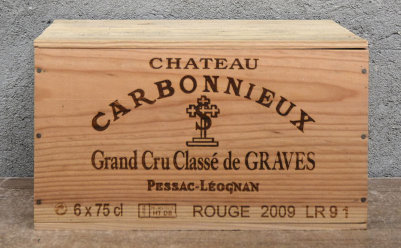 Ch. Carbonnieux A.C. Pessac-Léognan Grand cru classé  M.C. O.K. 2009  aantal: 6 bt