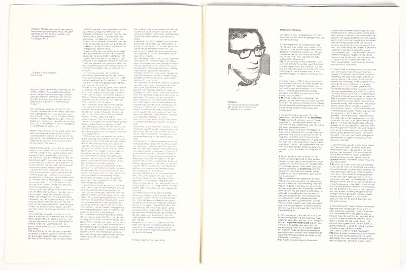 Een kunstmap met diverse prints op papier. Uitgave “1953-1978 Janssen Research 25”.