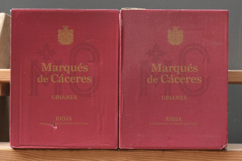 Rioja Crianza D.O.C.  Marquès de Càceres, Cenicero M.O. O.D. 2019  aantal: 12 bt