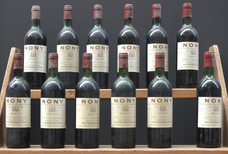 Nony Monopole A.C. Bordeaux   M.O.  1985  aantal: 12 bt