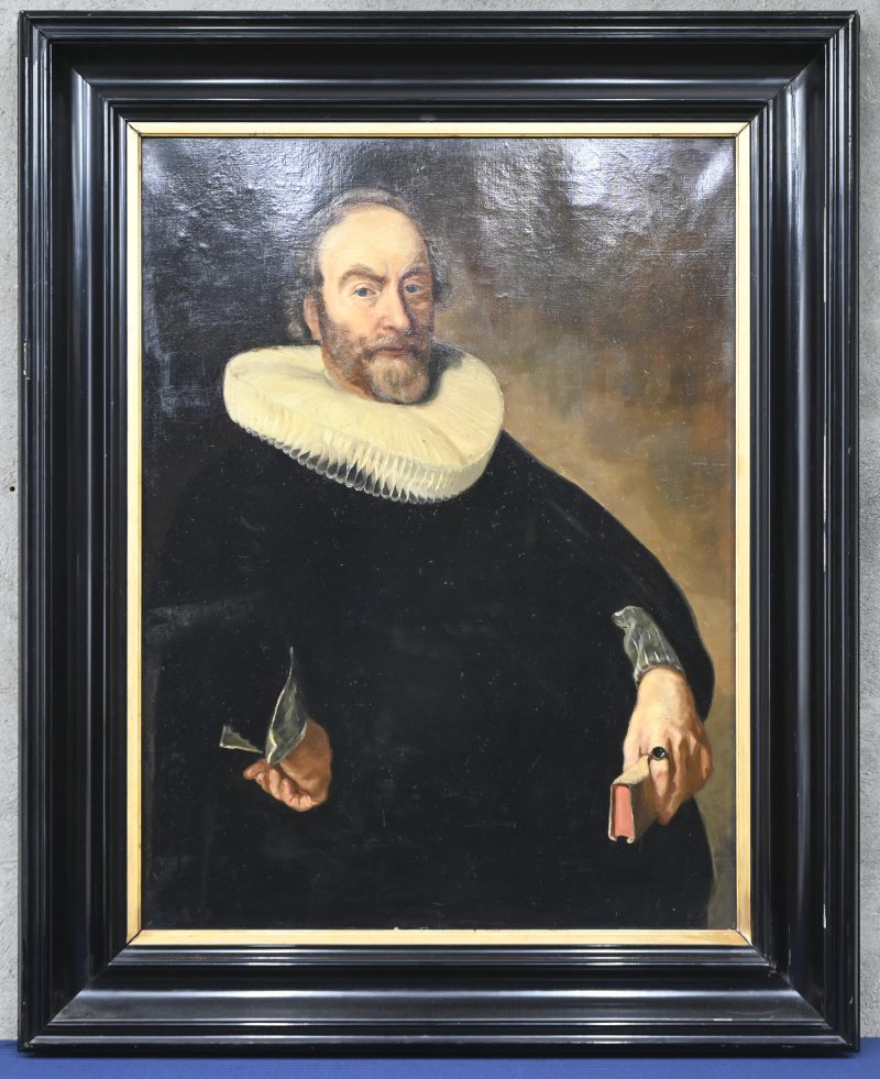 “Andries Bicker”. Een schilderij, olieverf op doek, naar Bartholomeus van der Helst.