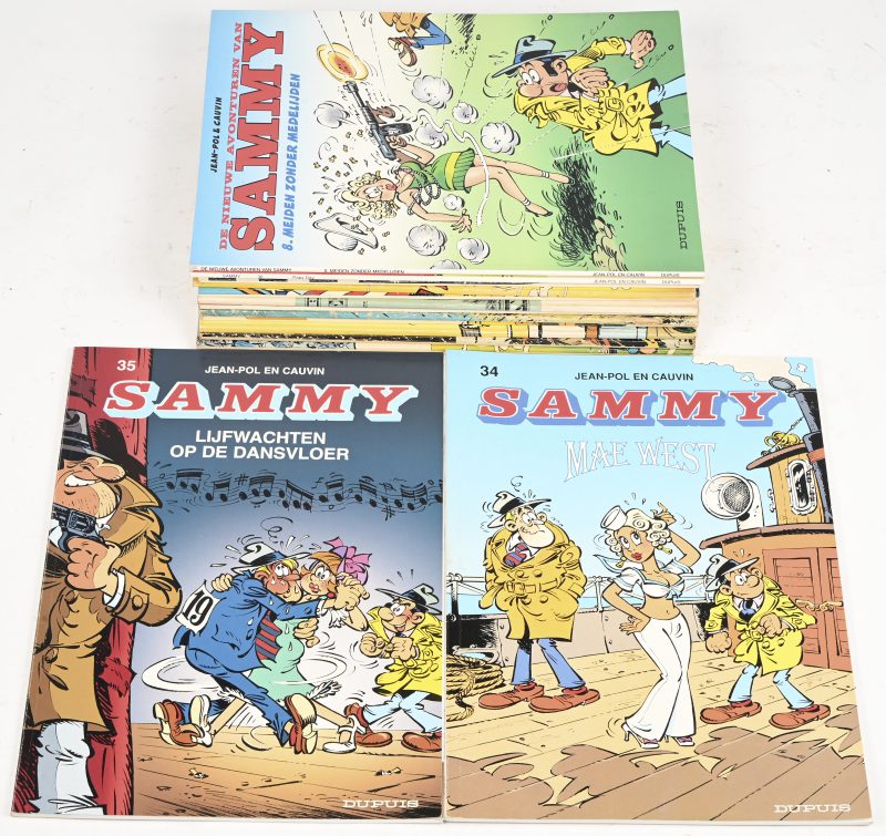 “Sammy”, een lot van 14 strips, Diverse titels en uitgaven. Door Dupuis.