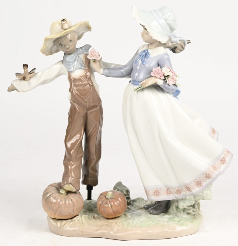 ‘Scarecrow and the Lady’, een Lladro beeld, modelnr 5385 in originele verpakking.