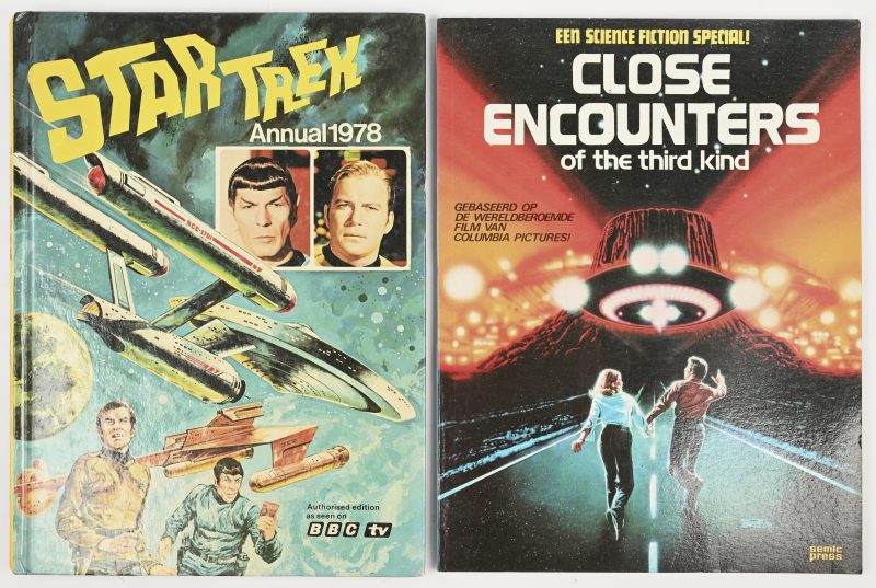 Een paar vintage strips; “Close encounters of the third kind” & “Star Trek Annual1978”.