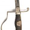 Een oude Duitse sabel gemerkt Alcoso Solingen met ijzeren schede.