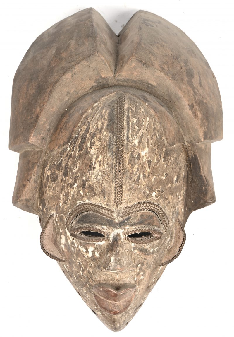 Een houten masker. Gabon.