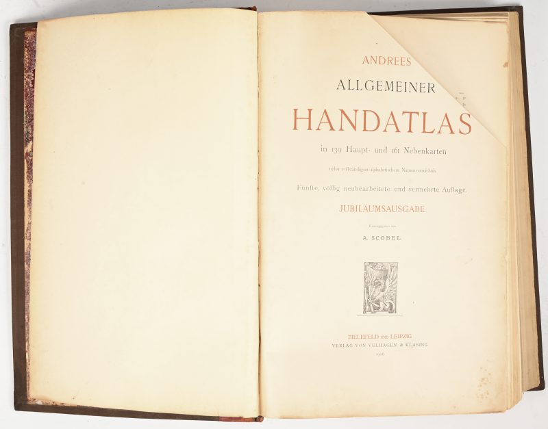 ‘Andrees Allgemeiner Handatlas’, in 139 Haupt- und 161 Nebenkarten, 1906.