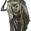 “Romeins centurion”. Een bronzen beeld naar een werk van A. Carrier.