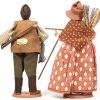 “Boerenpaar.” Een paar aardewerken popjes uit de provence.