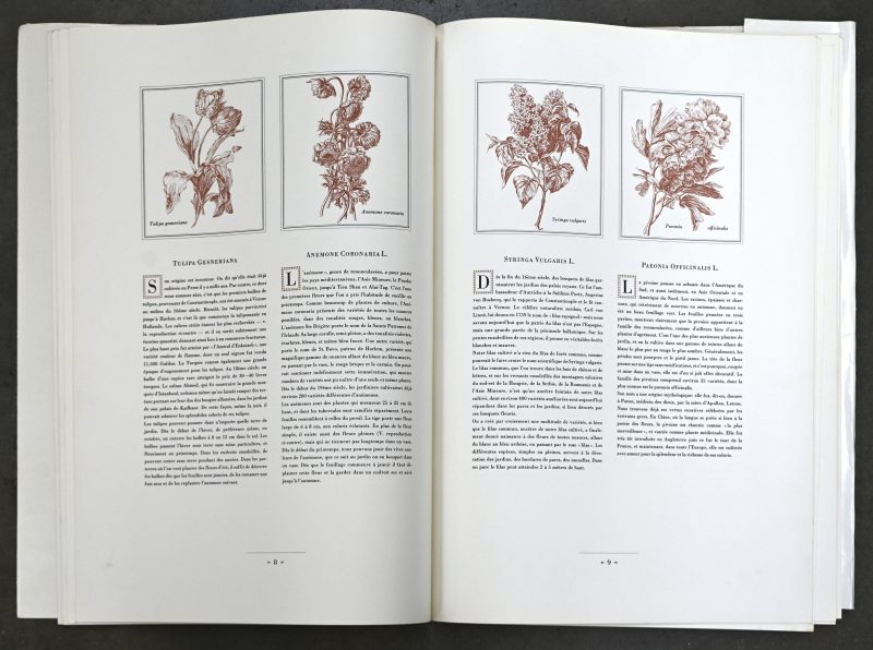 “Les plus belles fleurs de G. Van Spaendonck, 1746-1822. Choisies et Composées par Karl Li Handler”. Ed. Librairie Gründ, Paris. Onvolledig (8 chromolitho’s).