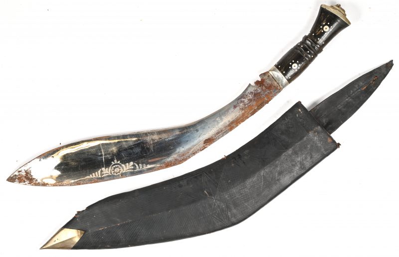 Een Kukhuri mes, made in India.