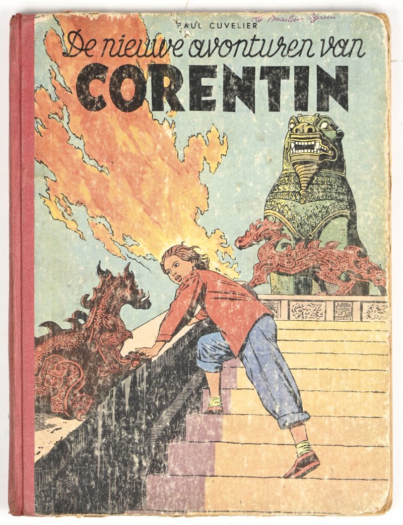 “De nieuwe avonturen van Corentin”. Ed. Lombard. Hard cover. Redelijke staat, compleet. Lavis-illustraties en met 7 full size kleurenplaten.