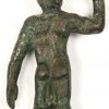 Een Oud-Romeins bronzen beeldje met vermoedelijke afbeelding van de godheid Mars.