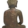 Bronzen zittende Boeddha. Thailand, mogelijk XVIIde eeuw.