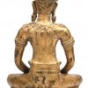 Bronzen zittende Boeddha. Cambodja.