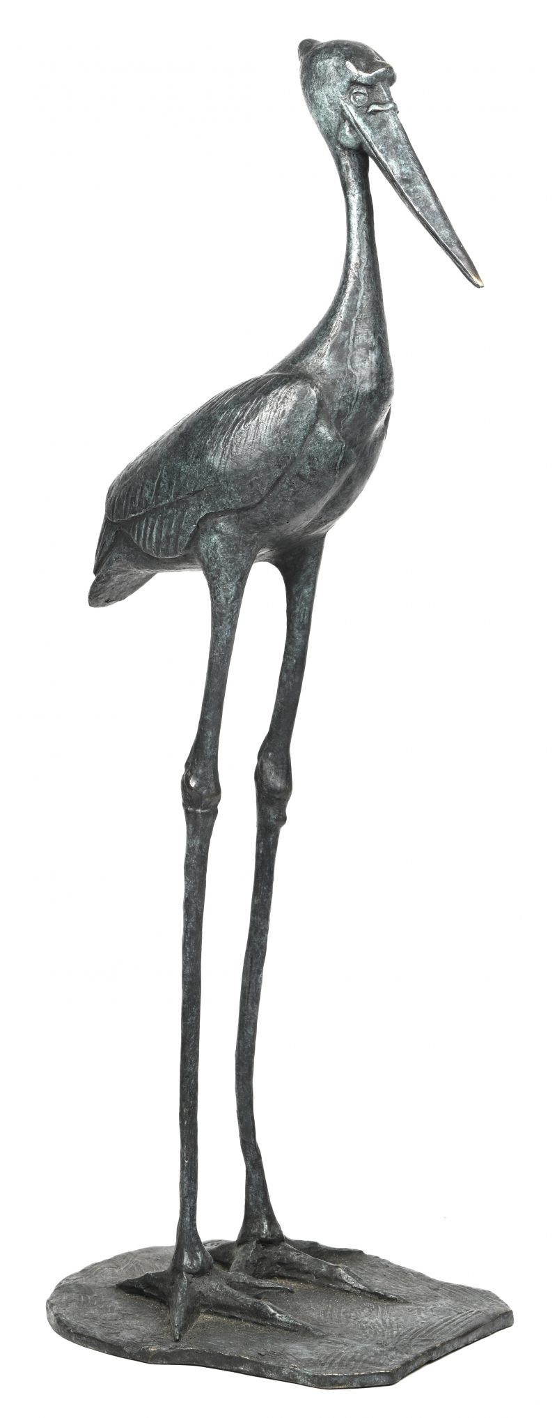 Bronzen beeld van een maraboe.