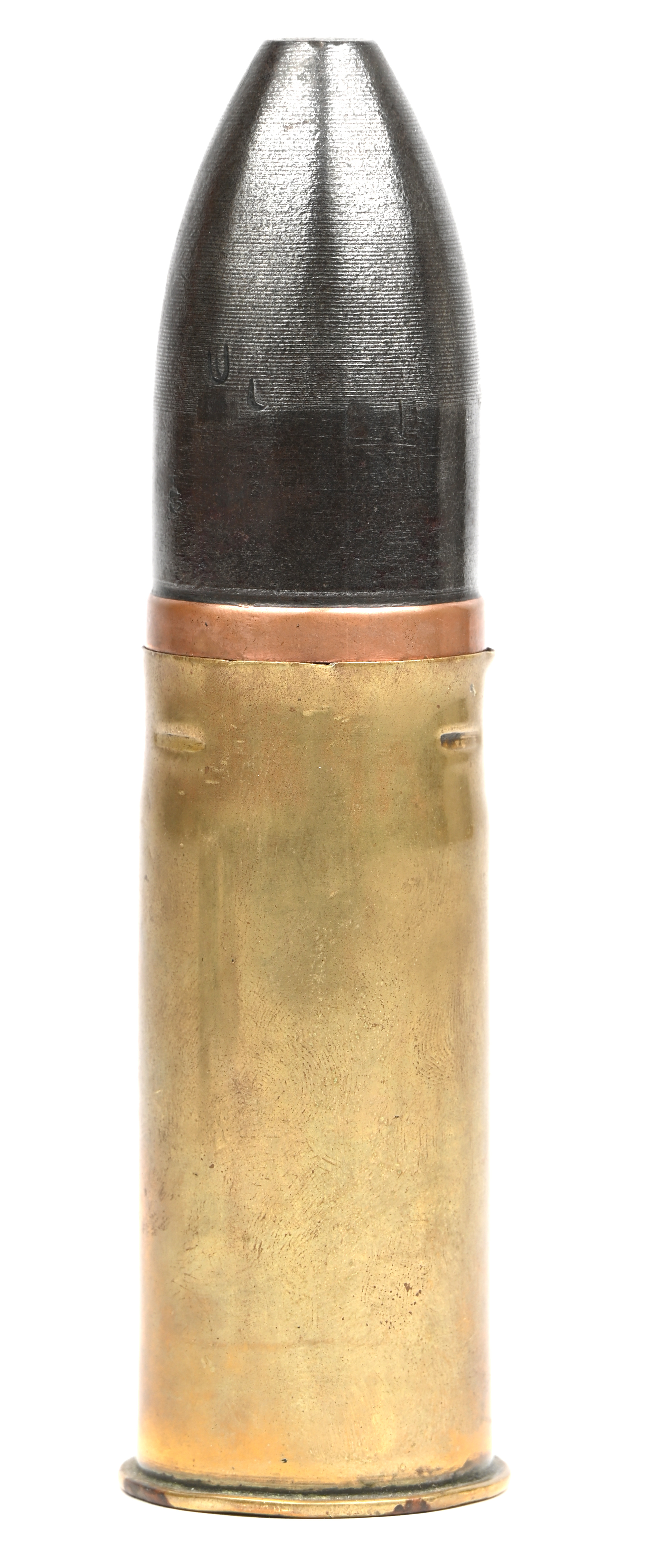 Een kogel, gemerkt september 1918, onschadelijk gemaakt.