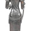 Een brons gesculpteerd beeld van een Indonesische boeddha. 19e eeuws.