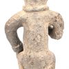 Een Afrikaans terracotta beeldje, Idoma, Nigeria.