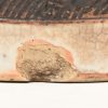 Een 19e eeuwse Nanking-vaas, schilferschade onderaan en enkele haarlijnscheurtjes in de bodem.