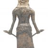 Een bronzen beeldje van godin Uma, Cambodia, 16e eeuws.