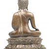 Een brons gegoten Boeddha beeld.