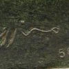 “Cavallo”. Een brons gegoten beeldje van een gestileerd paard. Onderaan gesigneerd en genummerd 56/200.
