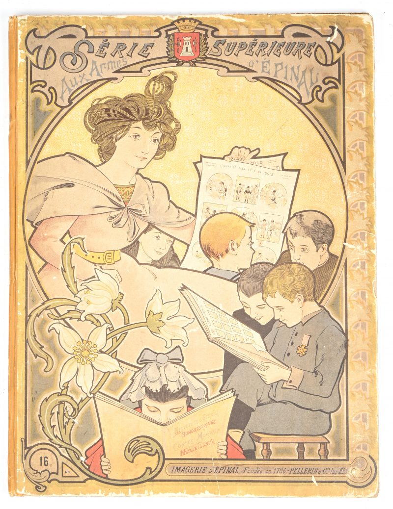 “Série supérieure aux Armes D’Epinal”, Histoires & Scènes Humoristiques. Een boek met humoristische prenten, ca 1900.