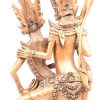 “Rama & Sita”. Een houtgesculptuurde beeld, Bali.