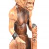 Een Afrikaans houten gesculpteerd figuratief beeld, Congo.