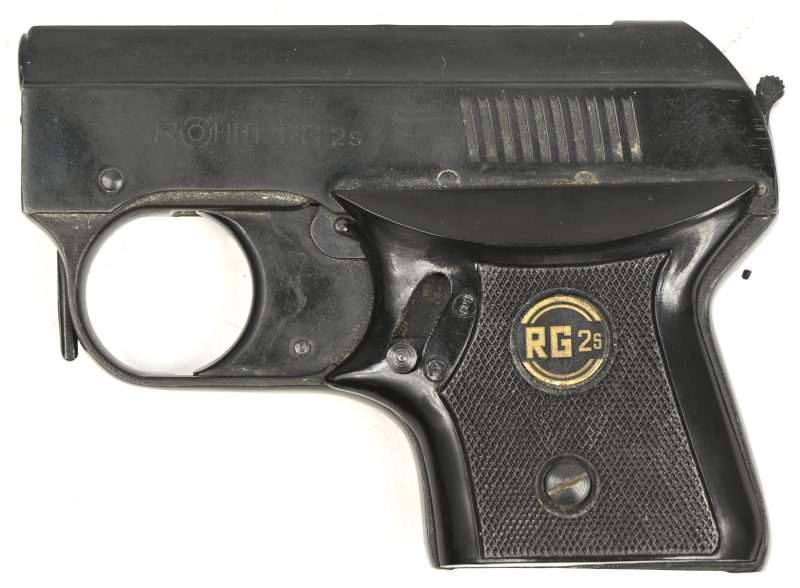 Een vintage startpistool/alarmpistool, ROHM RG 2s, made in Germany.