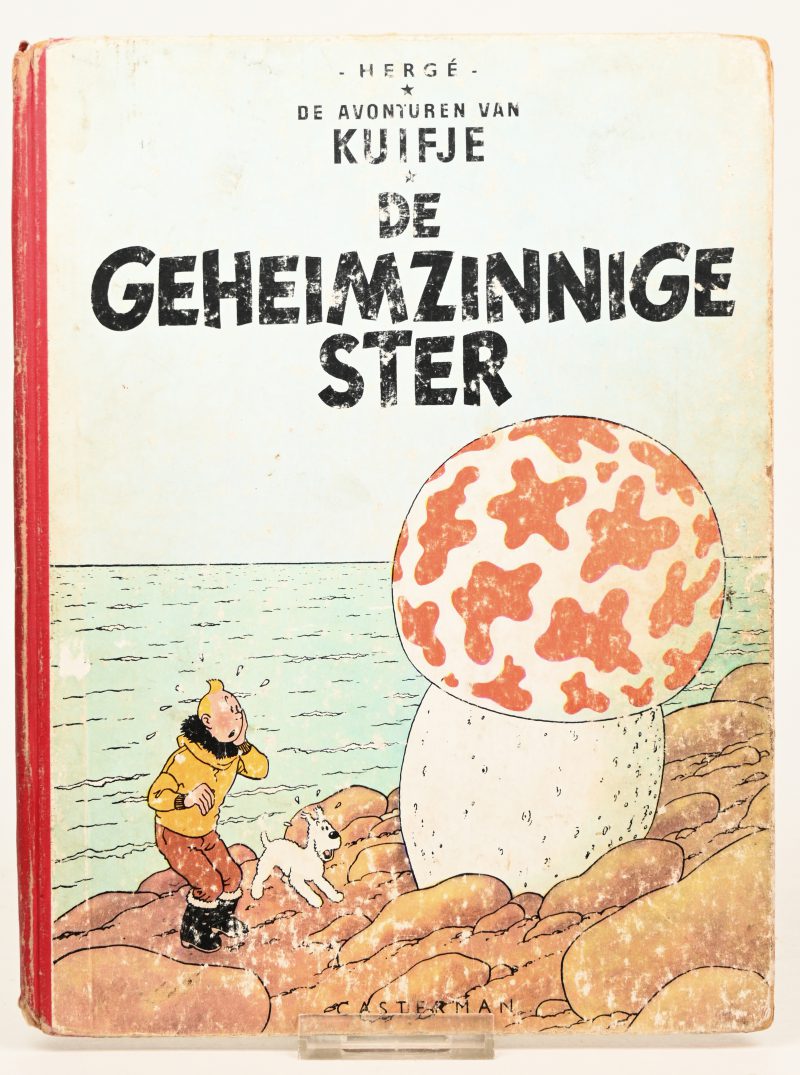 “De Geheimzinnige ster.”. Hard cover. Ed. Casterman 1954 (A54’’’’). Redelijk goede staat, cover vervaagd.